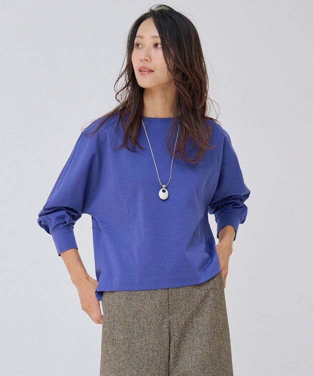 J.PRESS LADIES ポンチ ボートネック カットソー