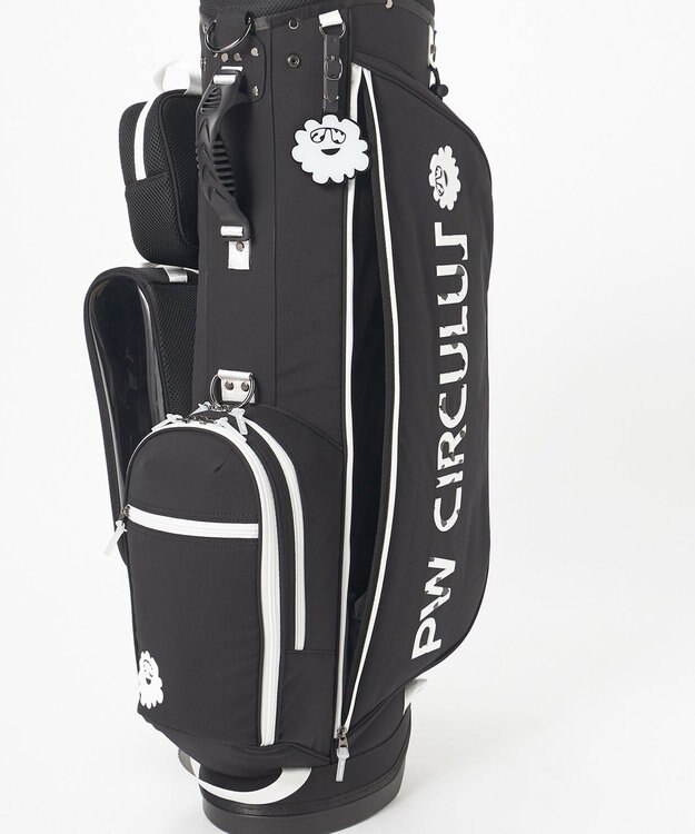PW CIRCULUS 【UNISEX】デタッチャブル キャディバッグ PVCフード ブラック系