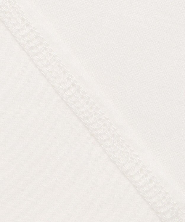 自由区 L 【洗える】ハイカウントインナー カットソー ホワイト系