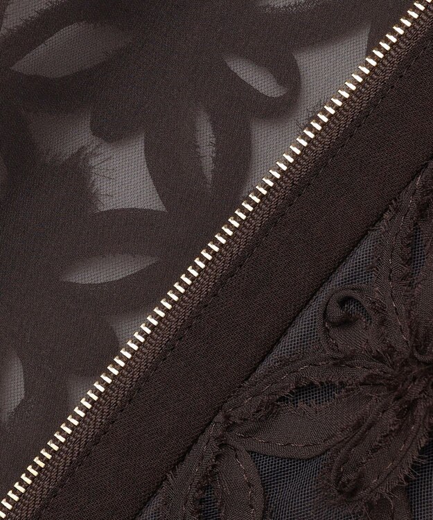 自由区 S 【SHIHOさん着用・展示会人気No.1・こだわり素材】テープエンブロイダリー ブルゾン ブラウン