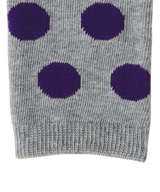 MIKI HOUSE HOT BISCUITS 【80-120cm】 水玉柄 レギンス グレー