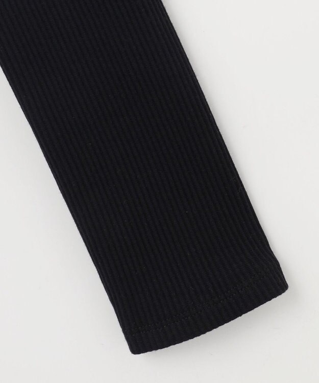 組曲 KIDS 【150-160㎝】チェックジャガード トレーナー ブラック系3