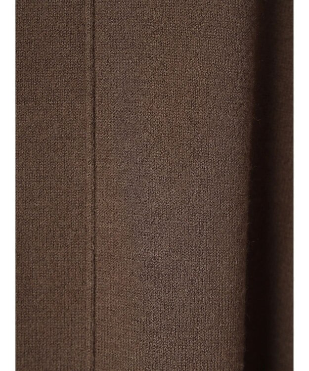 Green Parks もちやわ　ハイゲージニットワンピース Brown