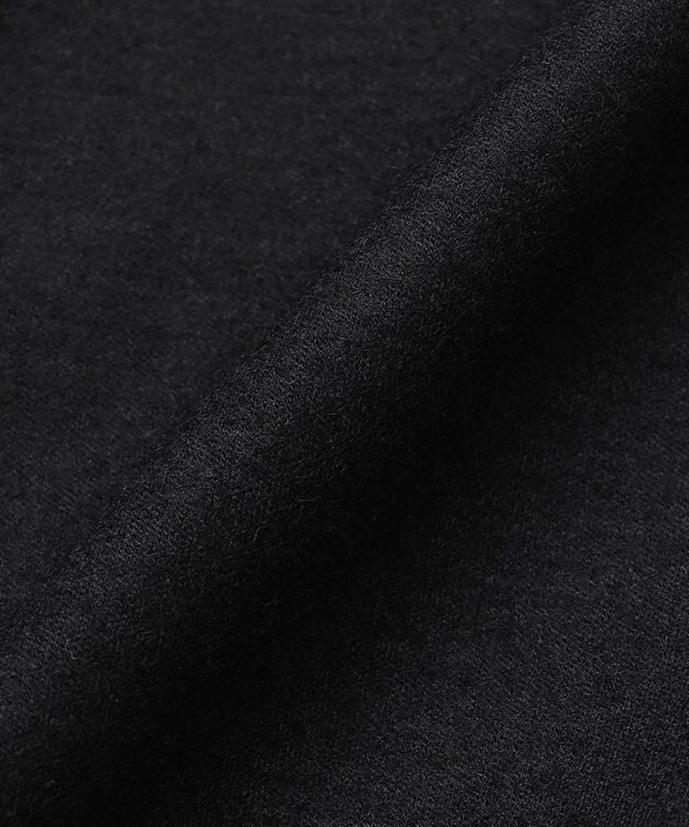 23区 ウールミルドジャージー セミワイド パンツ ブラック系