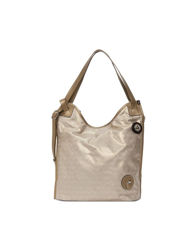 PELLE BORSA 3Way リュック/クロスボディ/ショルダー ミディバッグ Alive アライブ 4319 ゴールド