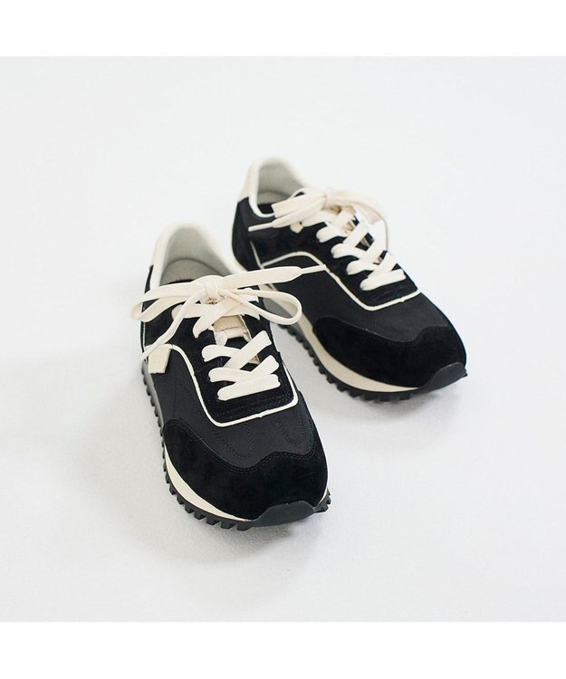 ing <ing>クラシカルスニーカー ブラック
