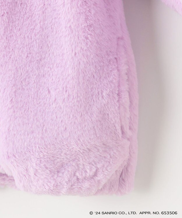 ANY KIDS 【any FAM×サンリオキャラクターズ】なりきりフェイクファーブルゾン ラベンダー×クロミ