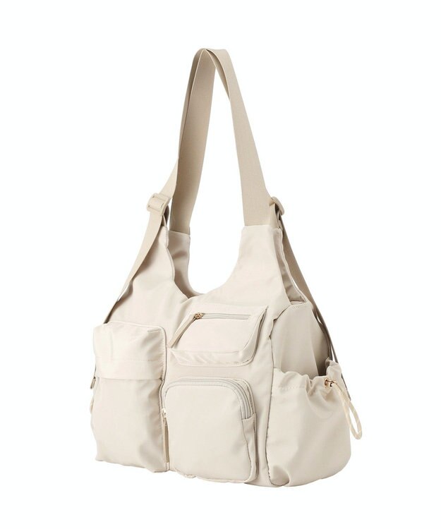 Green Parks 収納アドバイザー監修アウトポケットトート Ivory