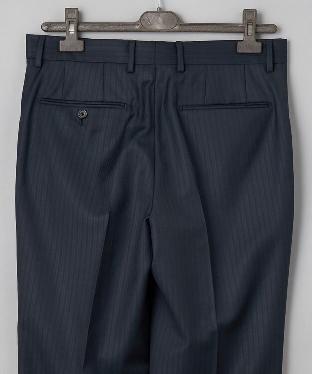 GOTAIRIKU 通年仕様【DORMEUIL/ドーメル】ミレニアル  3ピーススーツ(ネイビー) ネイビー系1