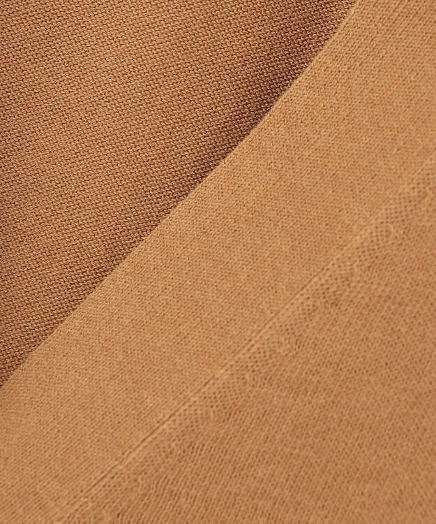 UNFILO L UVモイスト 2WAYカーディガン キャメル