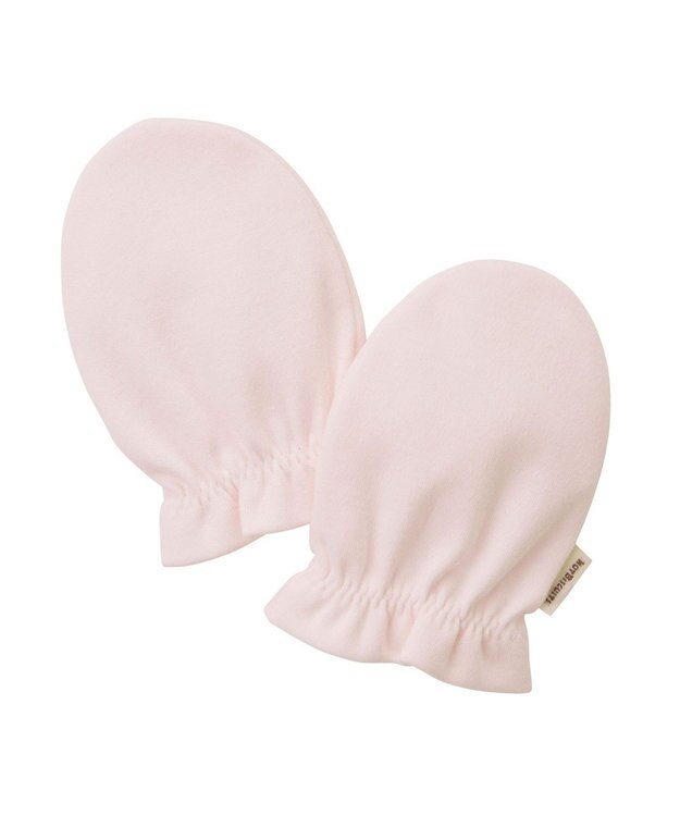 MIKI HOUSE HOT BISCUITS スムース素材ミトン ピンク