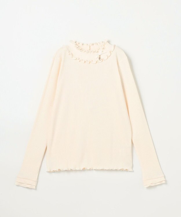 ANY KIDS 音符チャーム付き カットソー エクリュ