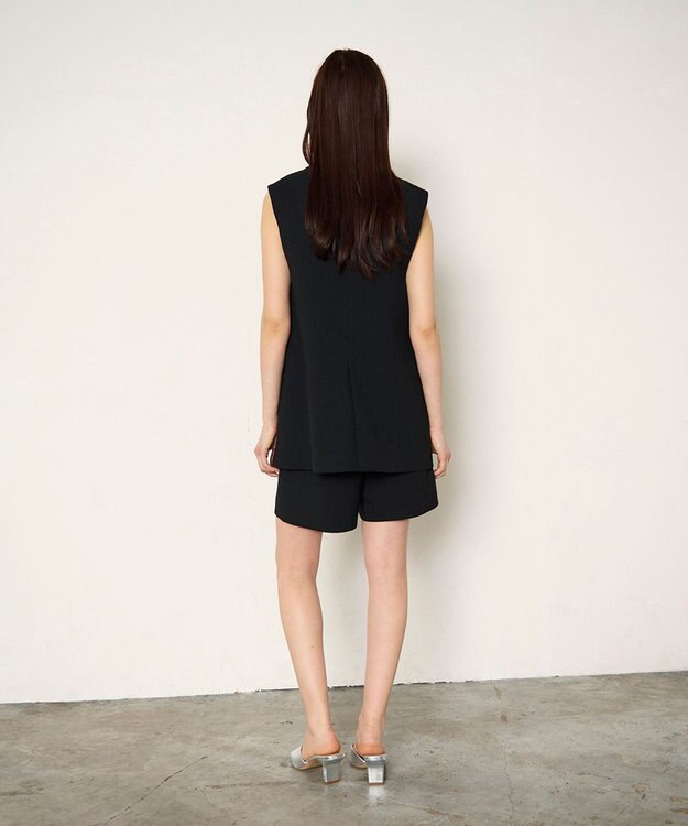 GRACE CONTINENTAL ブッチャーテーラーベスト ブラック