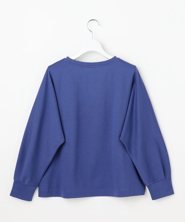 J.PRESS LADIES ポンチ ボートネック カットソー ブルー系