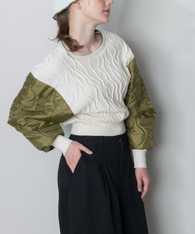 TRICOTE バンピートップス 80IVORY