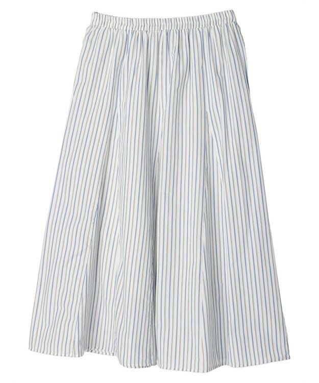 Green Parks Ｉ　切替ギャザーロングスカート Stripe