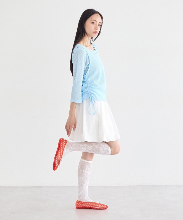 earth music&ecology バルーンスカート Off White