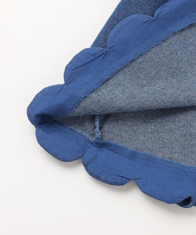 ANY KIDS デニムジャンパースカート ブルー