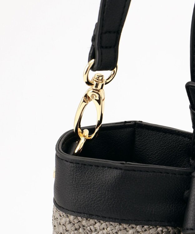 LA BAGAGERIE かごバッグ風2WAYトート グレージュ