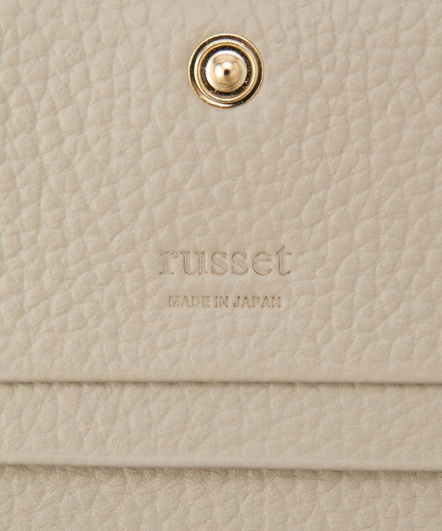 russet モノグラムプレートカードケース(SO-417) GrayBeige