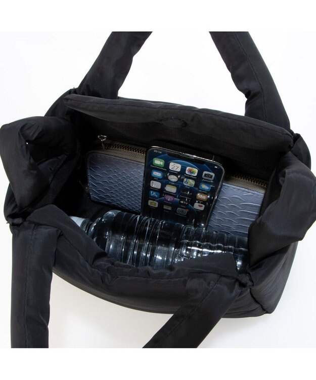 UNBILLION カシュカシュ cachecache / 2wayパフィーミニトートバッグ ブラック