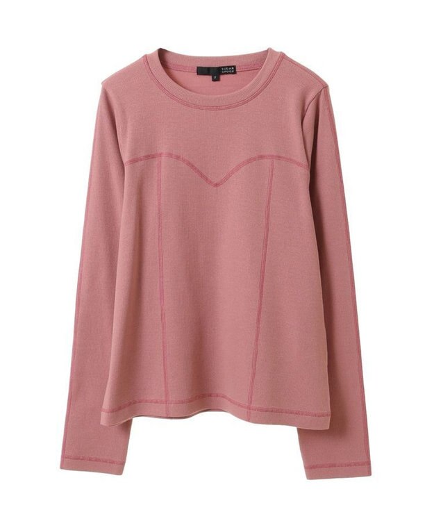 Green Parks ・ＳＵＧＡＲ　ＳＰＯＯＮ　カラーｓｔリブロンＴＥＥ Pink