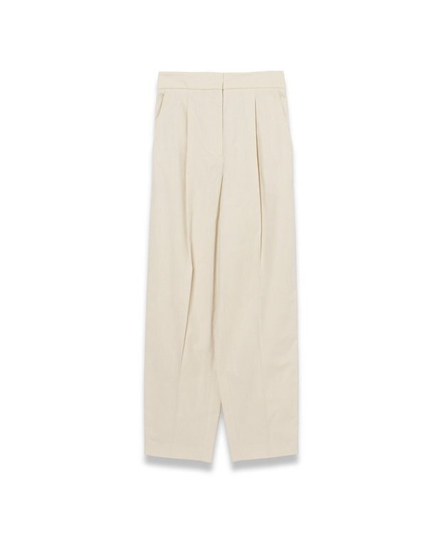 JOSEPH ライトコットン　バレルレッグトラウザーズ Sandstone