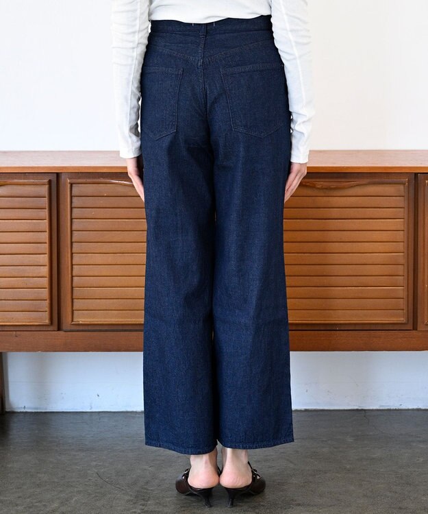 woadblue ＜坪田あさみさんコラボ＞EMMA エマ デニムパンツ RIGIDBLUE