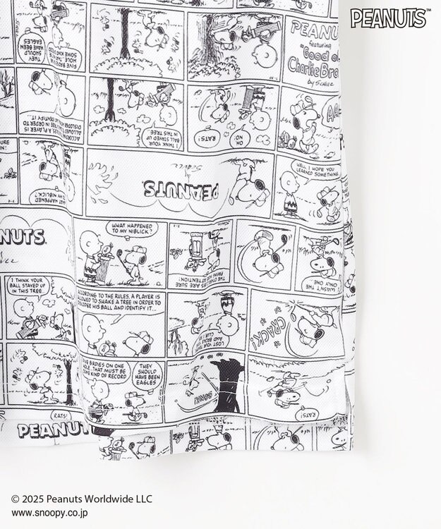 23区GOLF 【WOMEN】『PEANUTS』コラボ　アメコミ柄ポロシャツ ホワイト系5