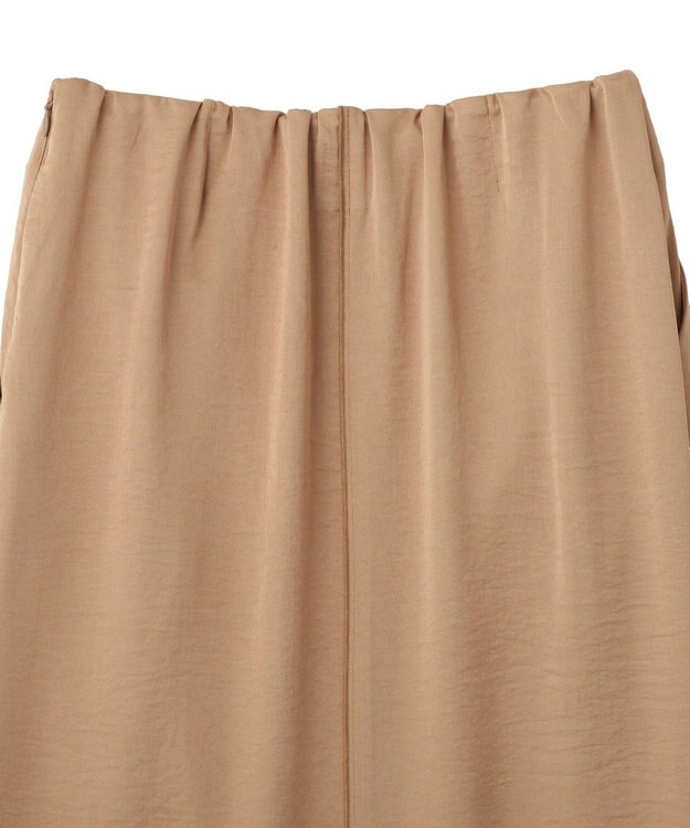 YECCA VECCA シャイニーツイルナロースカート Beige