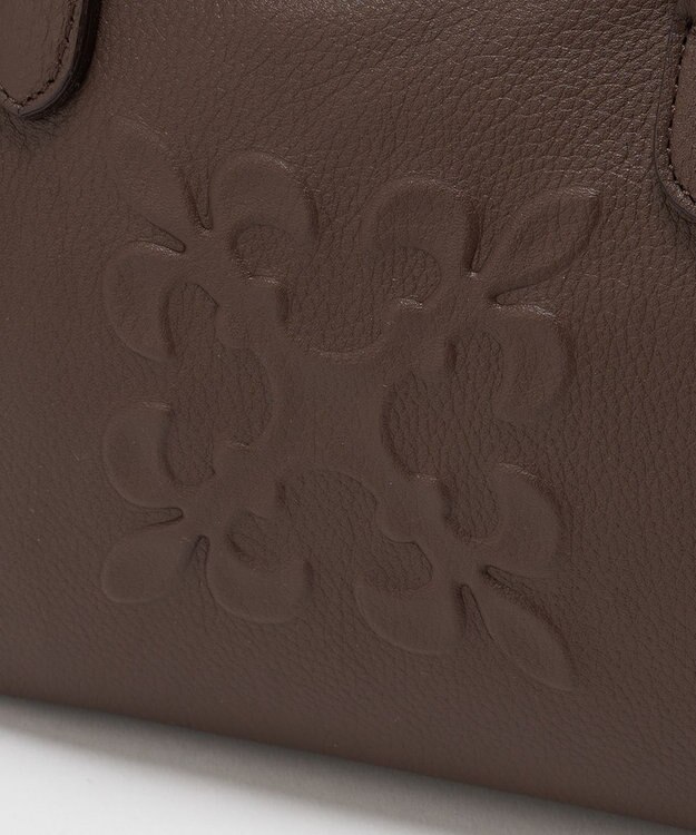 russet 《composition》レザー2WAYミニボストンバッグ(CE-1684) D.Brown