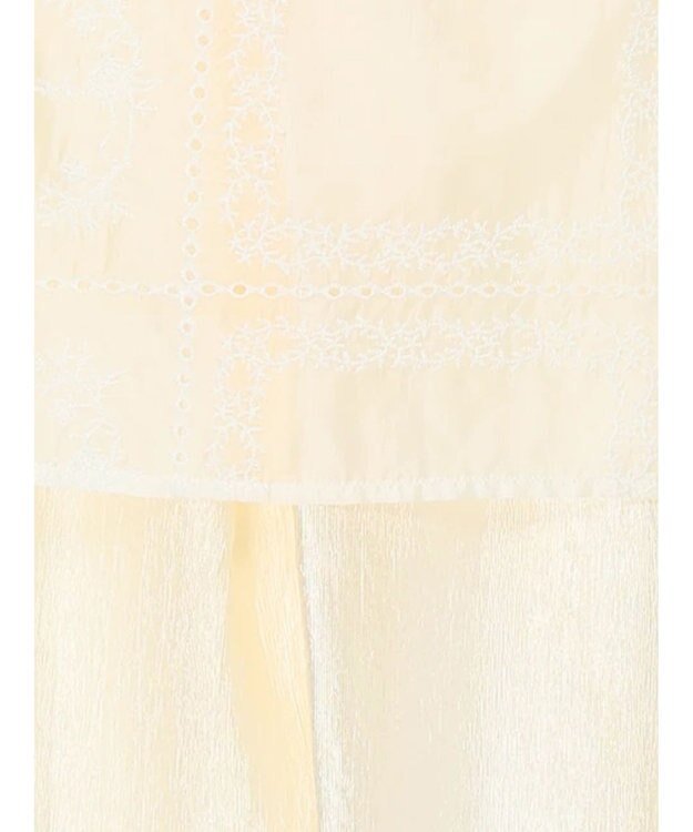 Te chichi チーフ刺繍ラップスカート付きパンツ オフホワイト