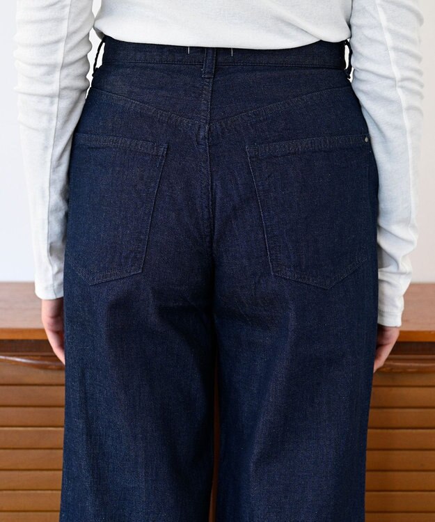 woadblue ＜坪田あさみさんコラボ＞EMMA エマ デニムパンツ RIGIDBLUE