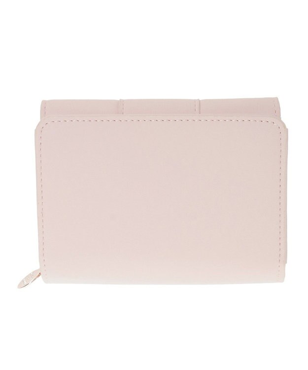 Maison de FLEUR ピンクベルトリボンミニウォレット Pink