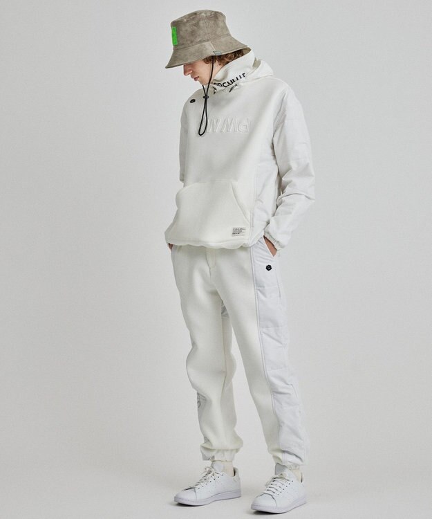 PW CIRCULUS 【MEN】中綿コンビデタッチャブルフーディ ホワイト系