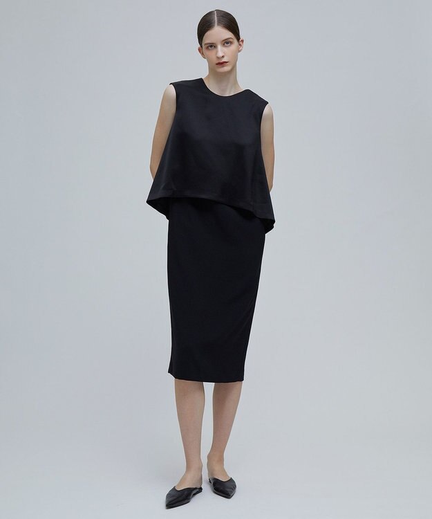 BEIGE， SARAH / ノースリーブドレス Black