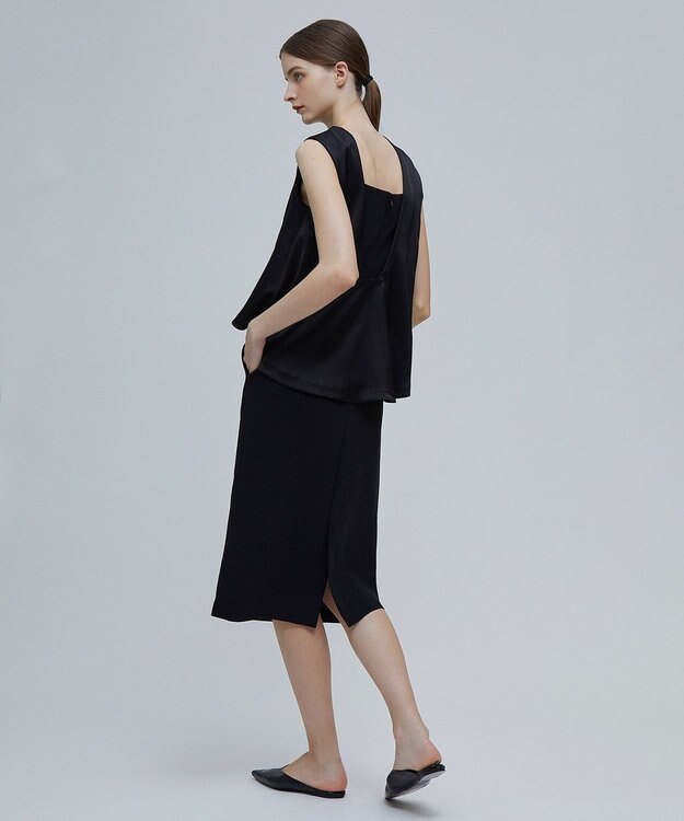 BEIGE， SARAH / ノースリーブドレス Black