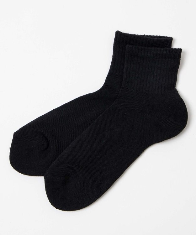 WEGO カラーパイルソックス（U） ブラック