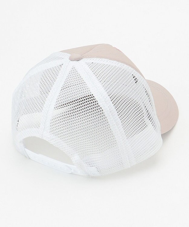 ANY KIDS ミラクルスパンコールメッシュキャップ ベージュ×リボン