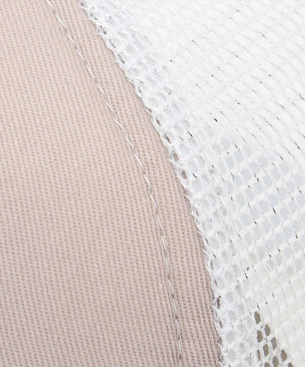 ANY KIDS ミラクルスパンコールメッシュキャップ ベージュ×リボン