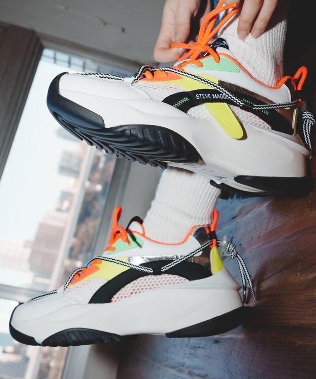 BONANZA ダブルレースアップスニーカー / STEVE MADDEN | ファッション