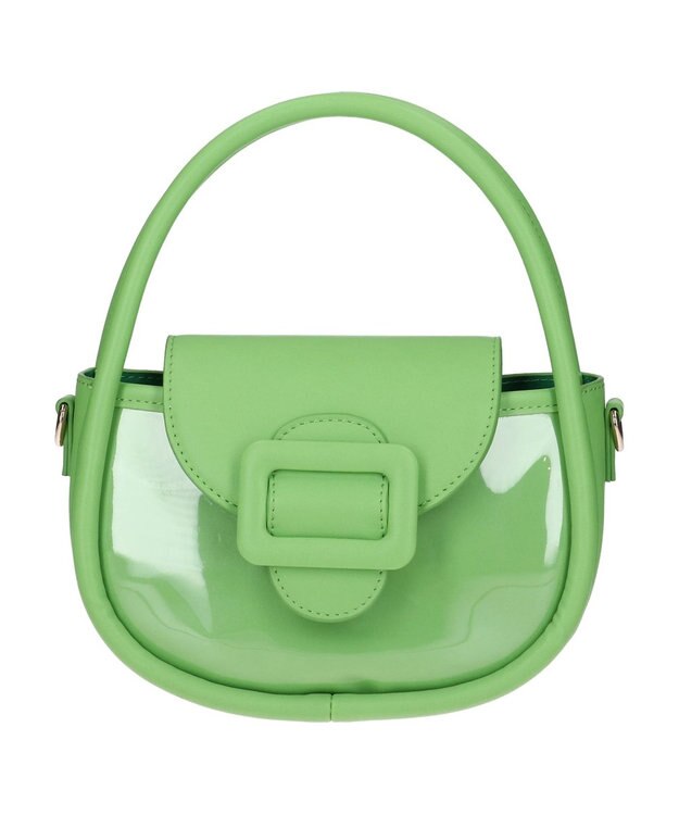 earth music&ecology リングハンドルバッグ Lime Green