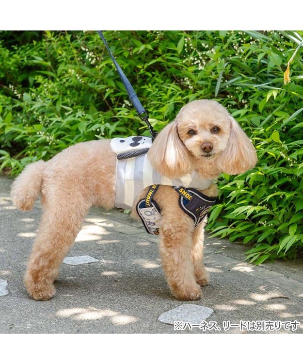 PET PARADISE スヌーピー クールベスト 《ジョークール》 小型犬 ホワイト×グレー