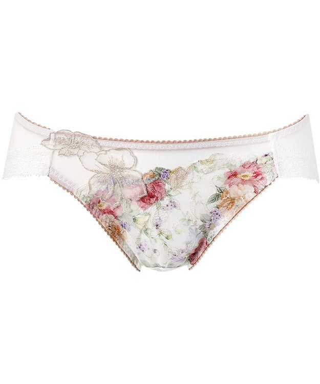 WACOAL ショーツ 【リボンブラ 胸もとフィットながもち】 BXB490とペア はきこみ丈あさめ やわらかく伸びる(バック) レディース PXB190 /ワコール アイボリー