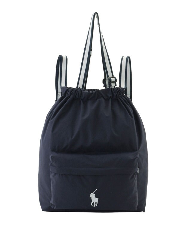 MOONBAT POLO RALPH LAUREN(ポロ ラルフローレン) 【C-zeroはっ水】2WAYレインバッグカバー POLO PONY 撥水加工 レインバッグ ネイビーブルー