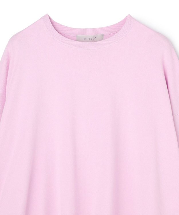 UNFILO L マイビューティニット クルーネック ライラック