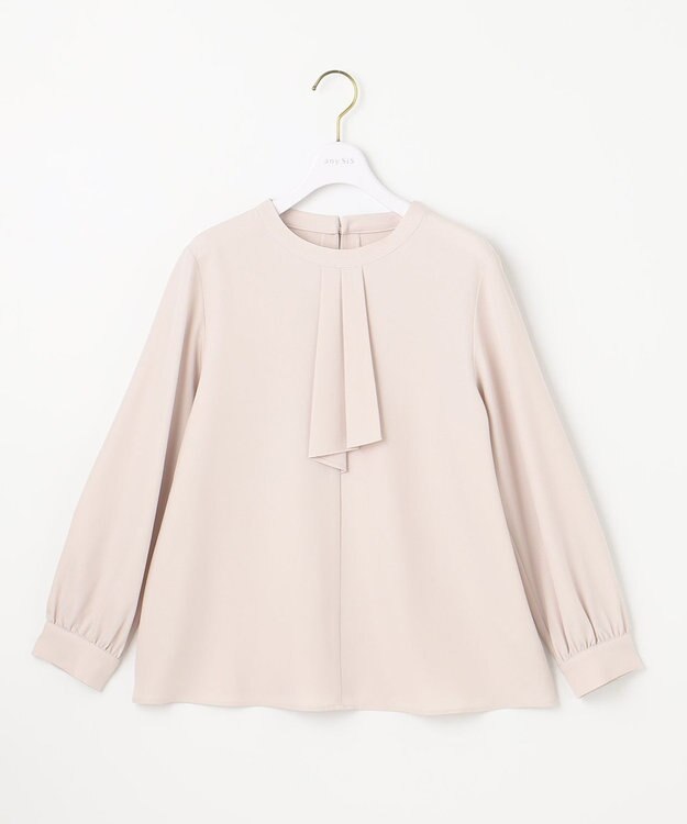 ANY SIS 【洗える】ボウタイ ブラウス ローズグレー