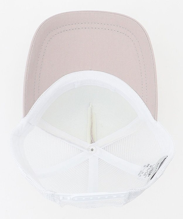 ANY KIDS ミラクルスパンコールメッシュキャップ ベージュ×リボン