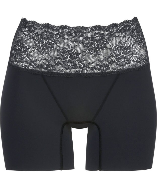 Wing 補整ショーツ 【Pパンツ】 おなかとヒップをほどよくサポート 汗の季節もさらっと快適 はきこみ丈ふかめ KJ4230 ウイング／ワコール ブラック