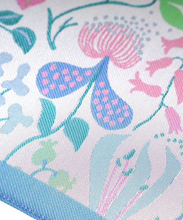 槇田商店 <新柄登場>Stig Lindberg HERBARIUM BRIGHT ライトブルー 折りたたみ傘 水色